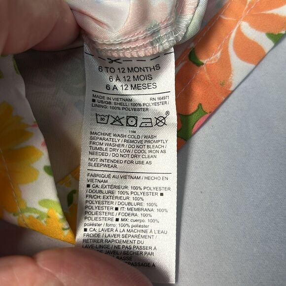 Janie and Jack 100049151 Boy Golden Floral Floral Swim Trunk size 6-12 M NWT - Picture 10 of 12